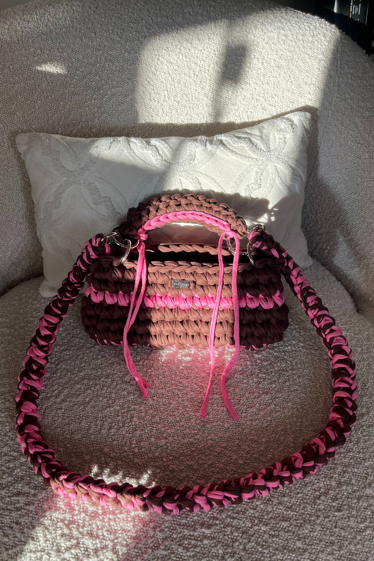 Sac Aurora - Marron et Rose
