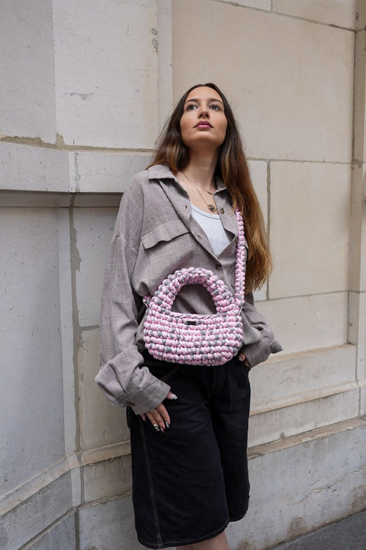 SAC SEA - GRIS & ROSE