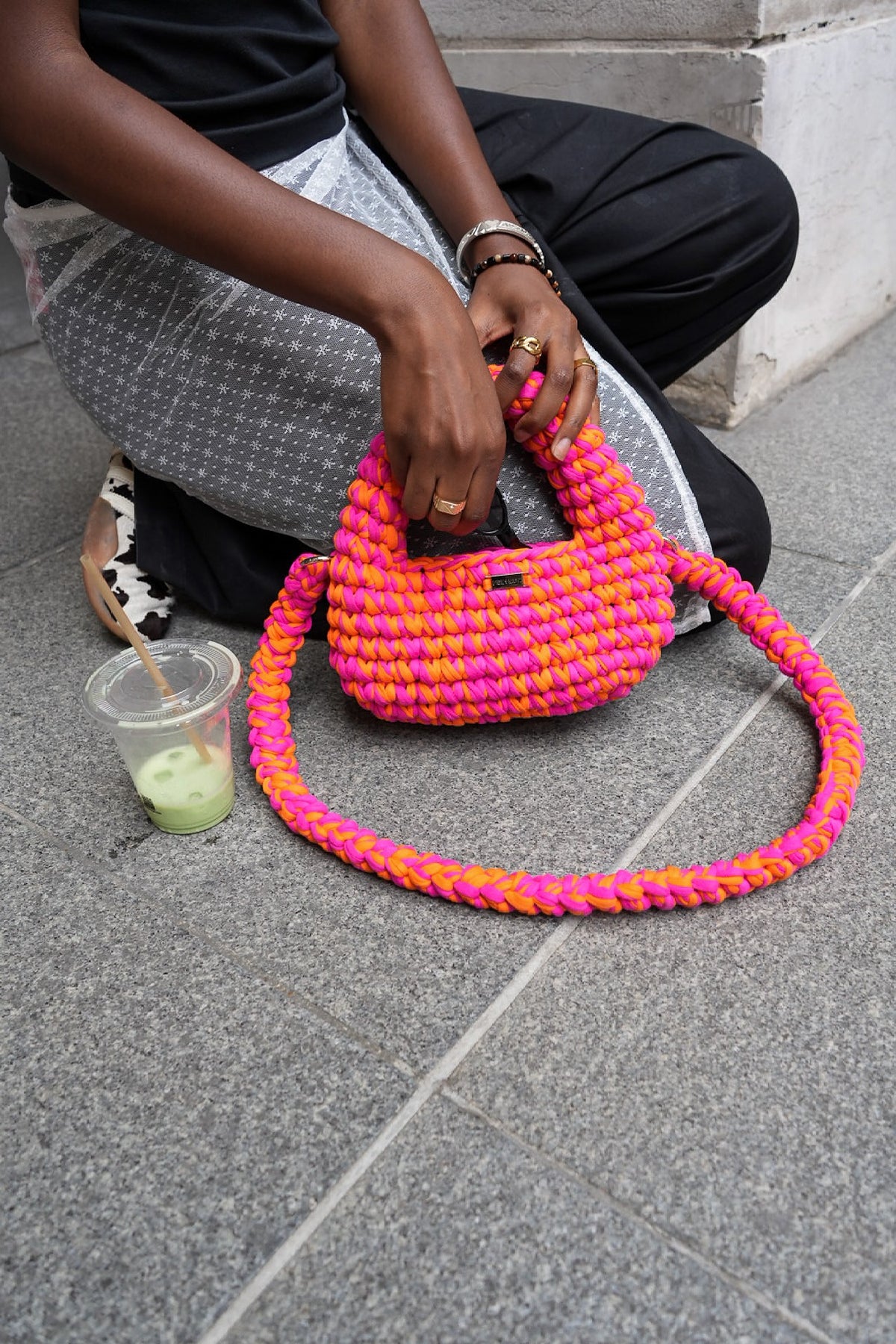 Sac SEA - ORANGE & FUSHIA