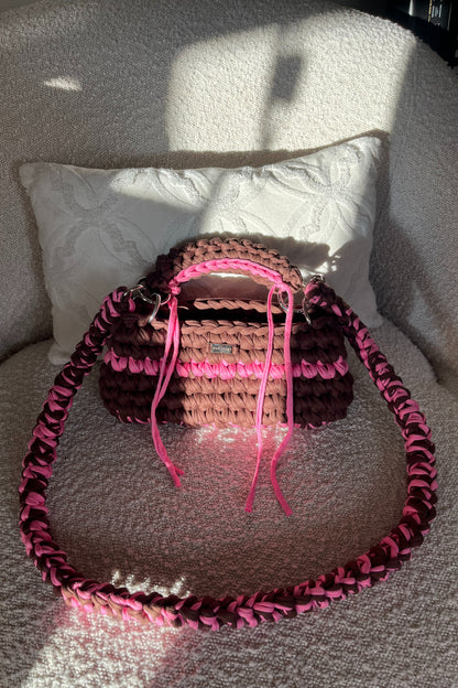 Sac Aurora - Marron et Rose