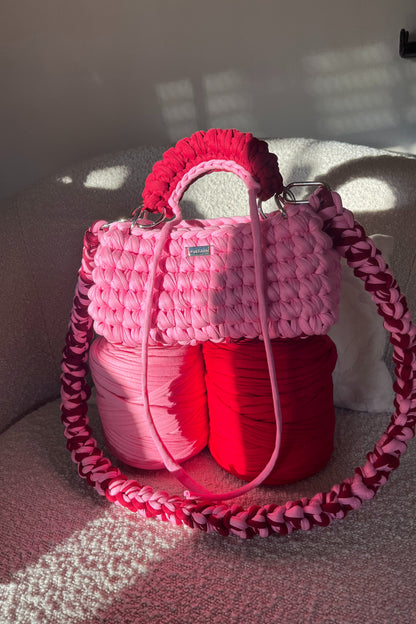 Sac Aurora - Rose et Rouge